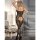 SUBBLIME Black Elastic Fishnet Crotchless Bodystocking One Size