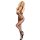 SUBBLIME Fishnet Bodystocking With Halter Neck And Open Cup Black Lace One Size