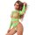 SUBBLIME 2 Piece Long Sleeve Greent Bodystocking One Size