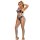 SUBBLIME Rainbow Halter Neck Fishnet Bodystocking One Siz
