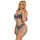 SUBBLIME Rainbow Bare Shoulder Fishnet Bodystocking One Size