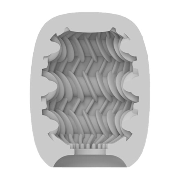 VIBEGGS - Ribs Delight - Vibrating Masturbation Sleeve - White