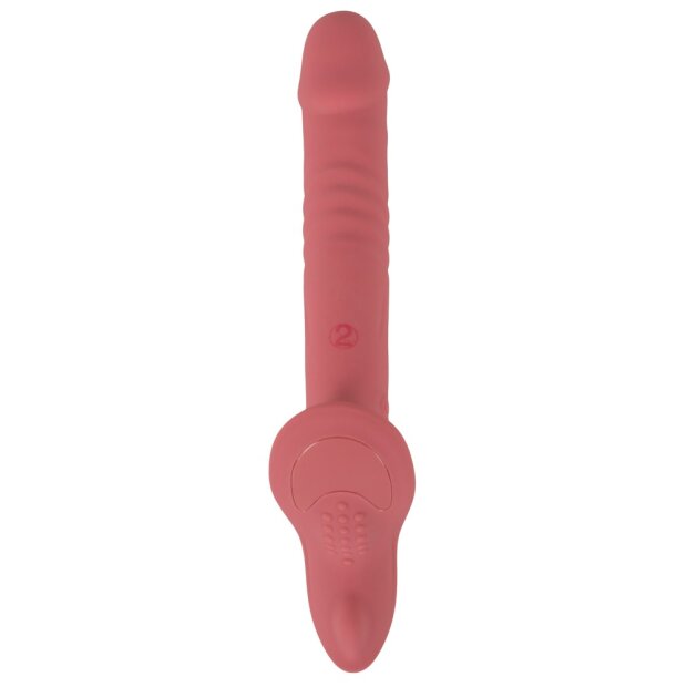 You2Toys Strap-On Vibrator Pink 26,2 cm