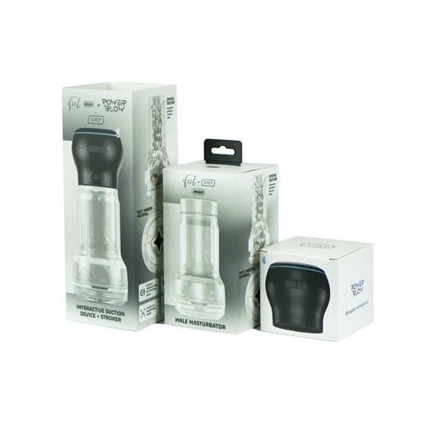 Kiiroo Masturbator und Saug-Aufsatz Transparent