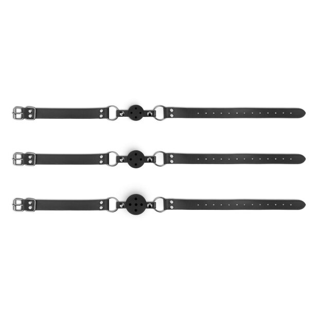 Bedroom Fantasies Set of 3 Ball Gags Black