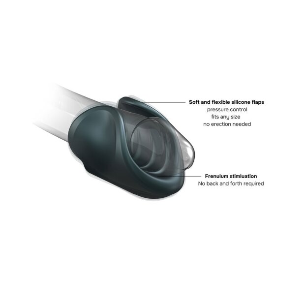 MANWAN Starter Rechargeable Masturbator Pine Grey