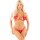 Leg Avenue Heart Design Open Cup Bra Thong Red One Size