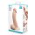B-Vibe Slipskin Curved Cream Dildo Beige 22,3 cm