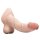 B-Vibe Slipskin Curved Cream Dildo Beige 22,3 cm