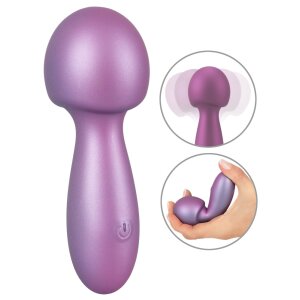 You2Toys Sweet Smile Metallic Mini Wand Vibrator Lila...