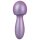 You2Toys Sweet Smile Metallic Mini Wand Vibrator Lila 11,6 cm ⌀ 4,1 cm