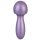 You2Toys Sweet Smile Metallic Mini Wand Vibrator Lila 11,6 cm ⌀ 4,1 cm