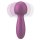 You2Toys Sweet Smile Metallic Mini Wand Vibrator Lila 11,6 cm ⌀ 4,1 cm