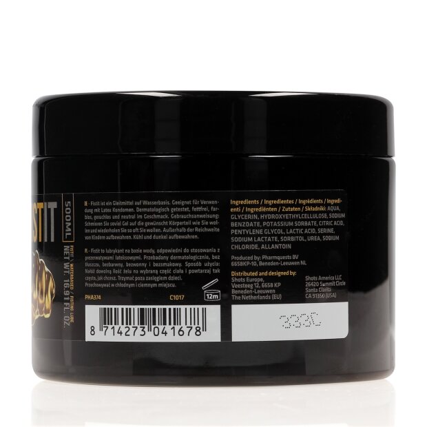 Fist It Waterbased Lubricant - 17 fl oz / 500 ml