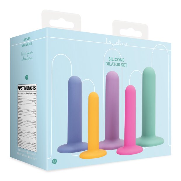 Loveline Silicone Vagina Dilator Set - Multicolor