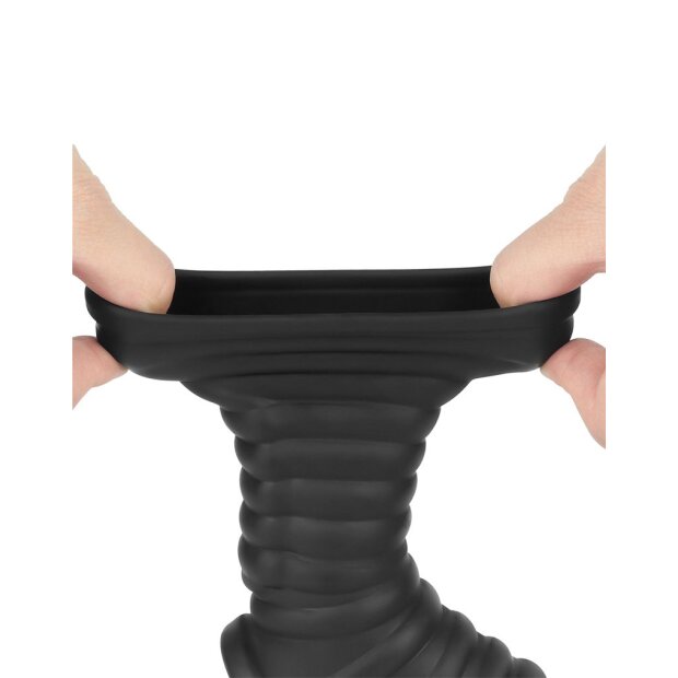 Love Toy Vibrierende Penis Hodenhülle Schwarz