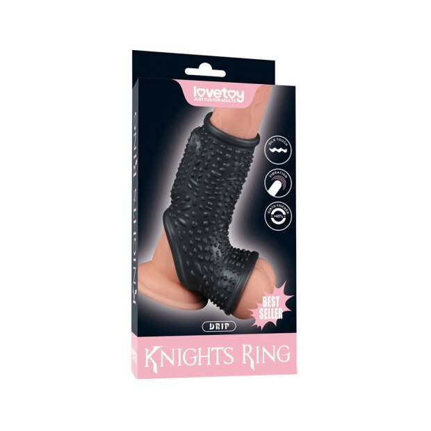 Love Toy Vibrierende Penis- und Hodenhülle Schwarz