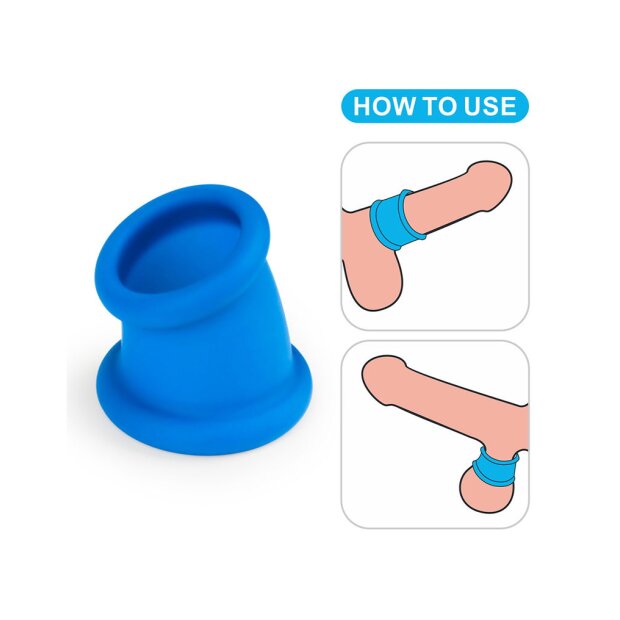 Love Toy Penis ring Ø 4.2 cm Blue