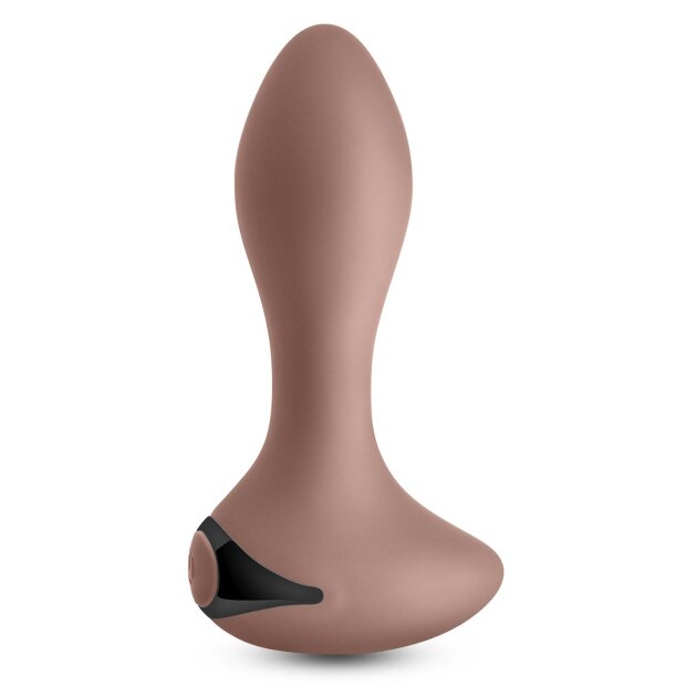 NS Novelties Lust-n-Dreams Tango Analplug mit Vibration Braun Ø 3,3 cm