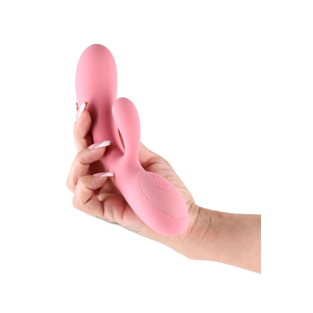 NS Novelties Lust-n-Dreams Samba Rabbit Vibrator Pink 19.4 cm