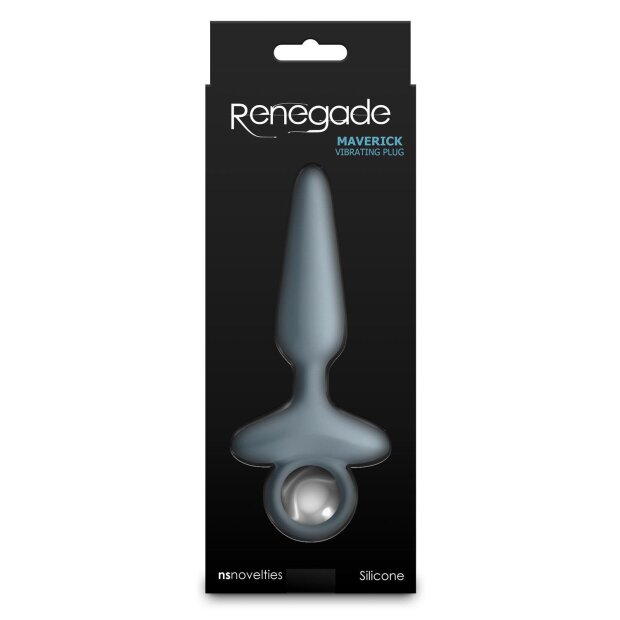 NS Novelties Renegade Maverick Plug Anal Vibrant Gris Ø 2,7 cm
