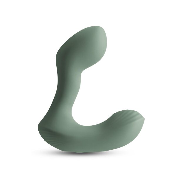 Ns Novelties Renegade Outlaw Prostata Massager mit Vibration Grün Ø 3,6 cm