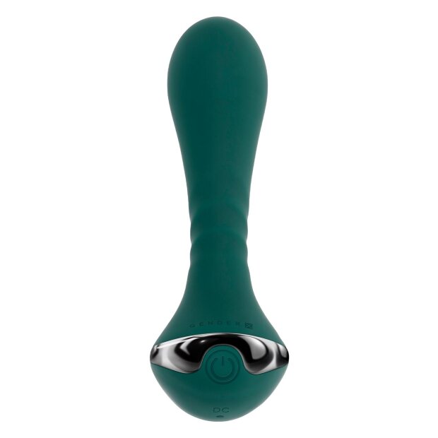 Gender X Prostate Massager with Vibration Green