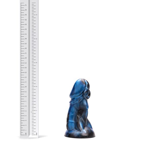 Kiotos Revolt Blue Wave 05 Small Dildo Blau 12 cm ⌀ 4,5 cm