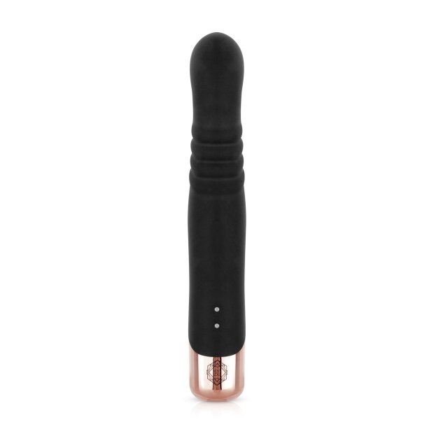 Rosy Gold Rabbit Vibrator Schwarz 24 cm ⌀ 4,1 cm