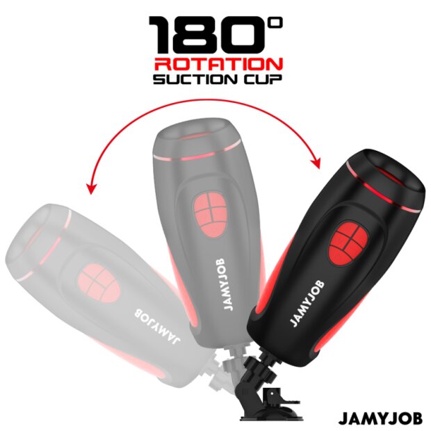JAMYJOB Pyston Base Automatic Masturbator With Remote Control Dildo