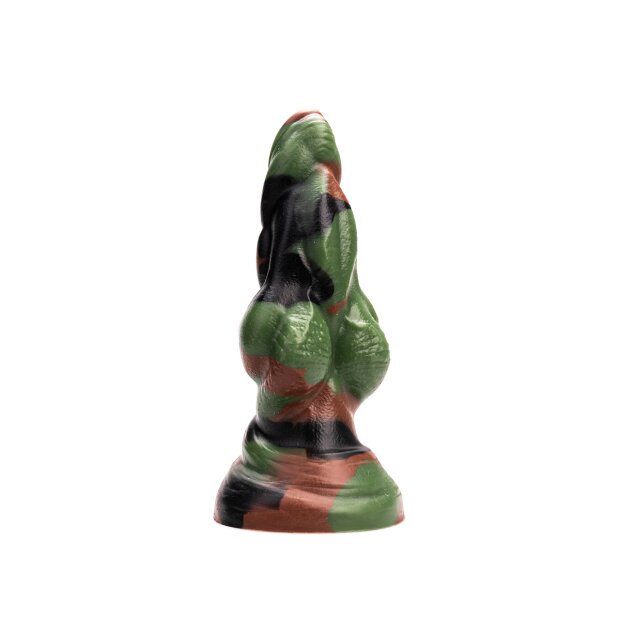 Kiotos Revolt Green Army 09 Medium Dildo Grün 22 cm ⌀ 8 cm