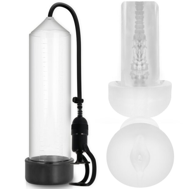 Pump Addicted RX5 Masturbator Penis Pumpe Transparent 23 cm ⌀ 5,5 cm
