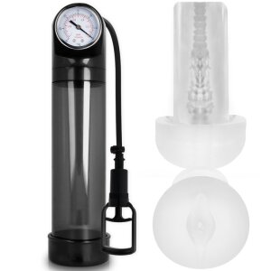 Pump Addicted RX9 Penis Pumpe Schwarz mit Masturbator 30...