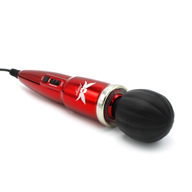 Pixey Silence Cherry Edition Wand Massager Rot 31 cm ⌀ 5,8 cm