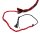 Kiotos Nylon Bullwhip Black & Red 270 cm