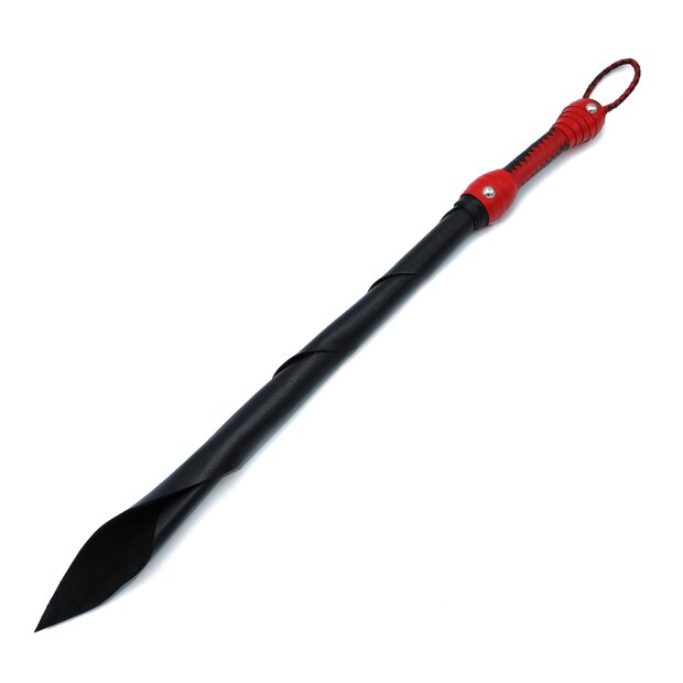 Kiotos Sultan Leather Whip Black Red