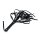 Kiotos Black Leather Flogger with Braided Handle