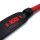 Kiotos Black & Red Leather Long Paddle Whip