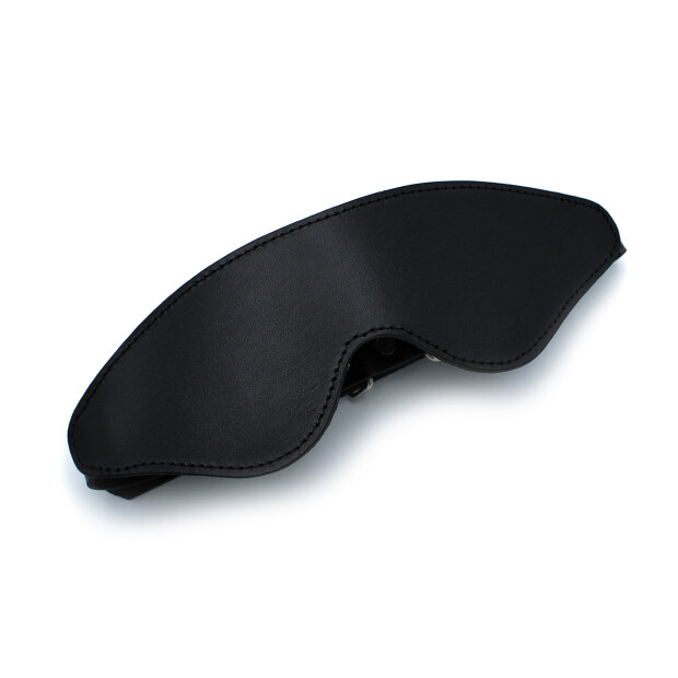 Kiotos Black Leather Blindfold