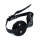 Kiotos Black Leather Blindfold with Adjustable Eye Patches