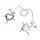 Kiotos Heart-Shaped Nipple Clamps Tinkling Bells Nippelklemmen Silber
