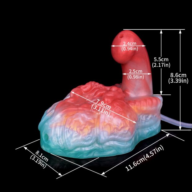Clarence Quartz Hydra - Squirting Dildo