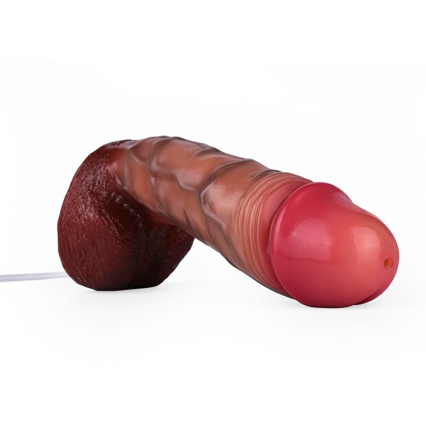 Tiberius Obsidian Ember - Squirting Dildo