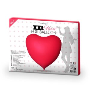 XXL heart shaped balloon 140 cm height