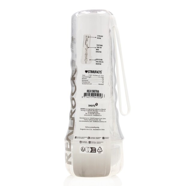 RealRock Easy Rider Clear Pussy Masturbator