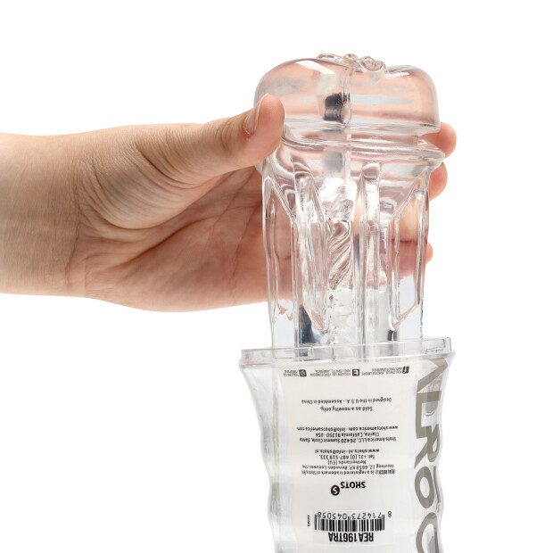 RealRock Easy Rider Clear Pussy Masturbator