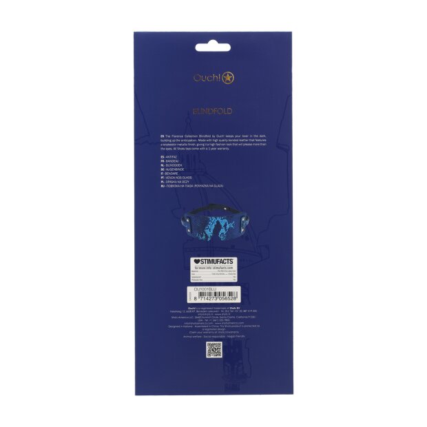 Florence Collection Blindfold Blue