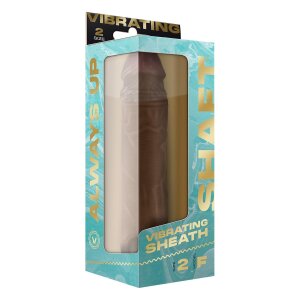 Shaft Vibrating Sheath Oak Penishülle Hellbraun 22,3...