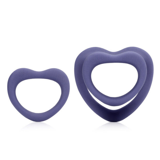 Loveline Heart Cockring Set Violet Storm Penisring Lila ⌀ 2,9 cm