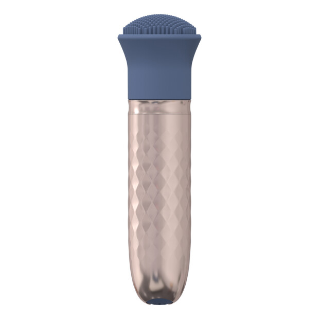 Loveline The Thrill 10 Speed Interchangeable Vibrator Blue